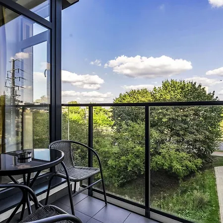 Rydygiera - For 4p, Balcony, View, Shopping Mall Nearby - By Rentujemy מלון *